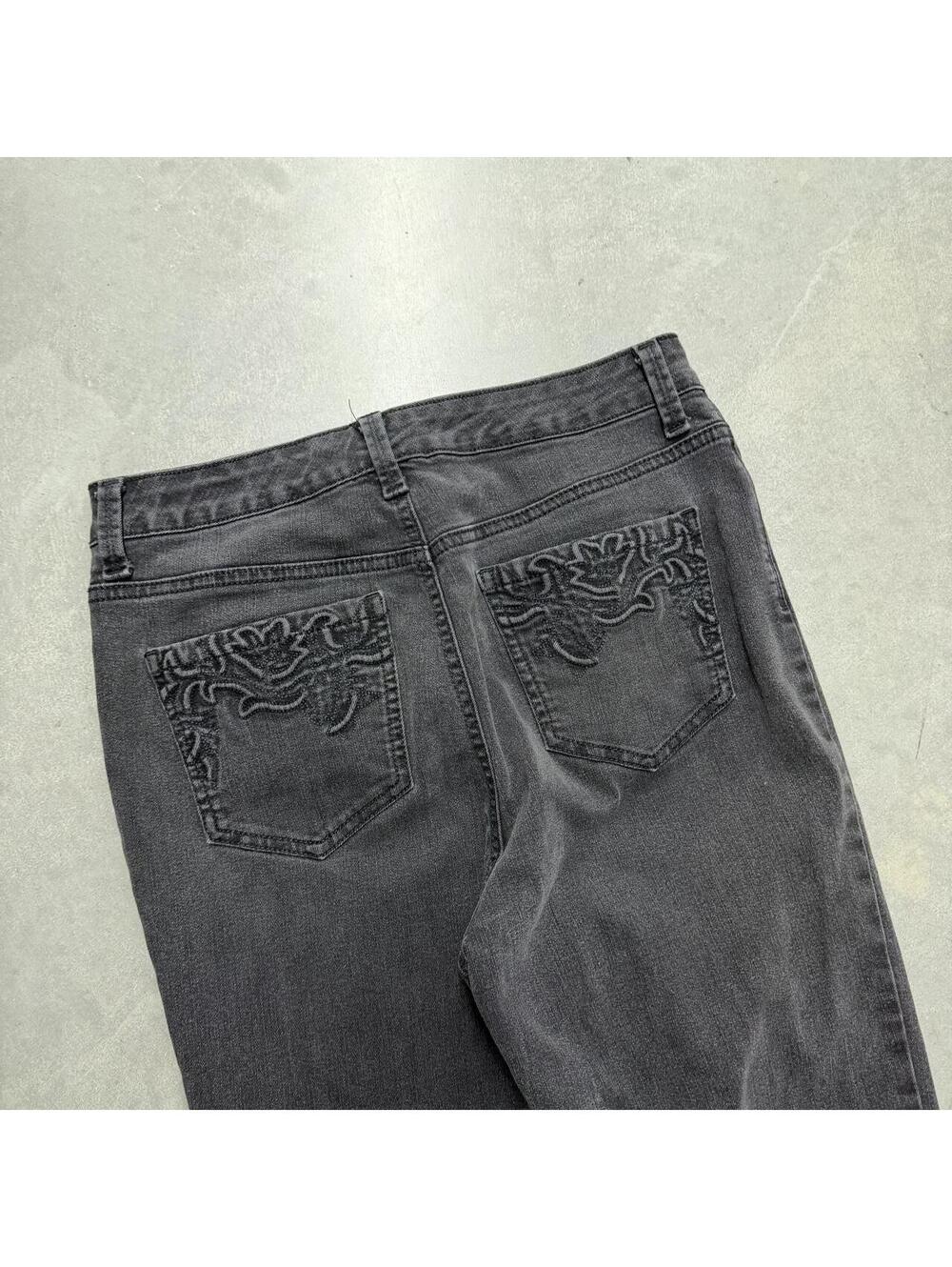 2000s Gloria Vanderbilt Amanda Slim Womens Jeans Size 8 Embroidered Pocket Denim